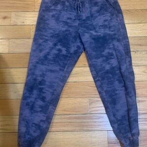Athleta Purple Tie-Dye Jogger Pants